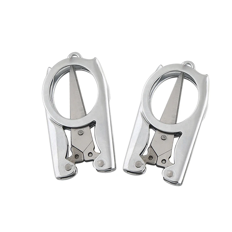 Portable Folding Stainless Steel Scissors Mini Folding Scissors Travel Scissors Color Silver
Portable Folding Stainless Steel Scissors Mini Folding Scissors Travel Scissors Color Silver