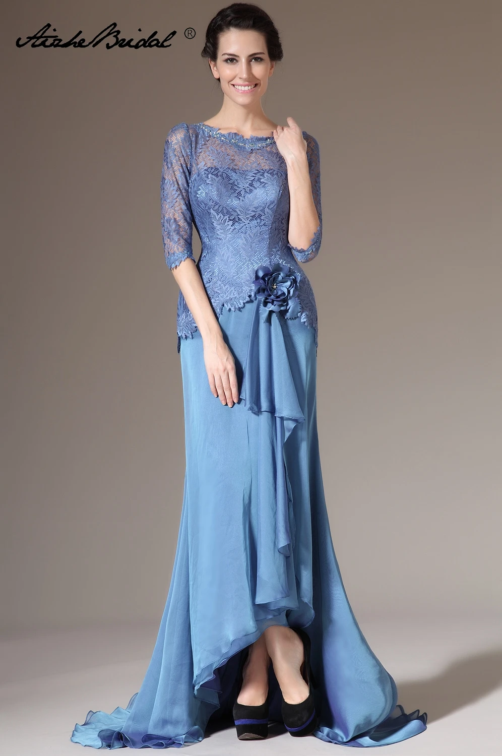 Long Formal Women's Dresses Mermaid Half Sleeve Chiffon Lace Vestidos Madre De La Novia Mother Dress
Long Formal Women's Dresses Mermaid Half Sleeve Chiffon Lace Vestidos Madre De La Novia Mother Dress