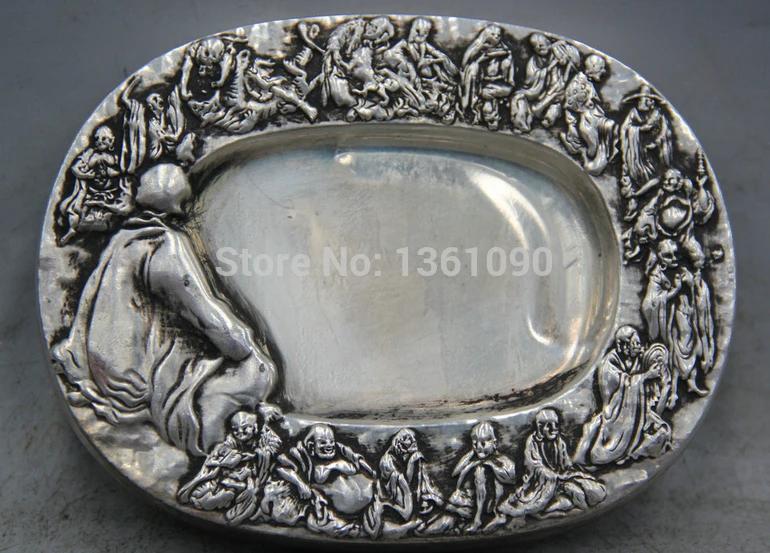 xd 00952 5" Ancient Chinese Dynasty Palace Silver eighteen arhat plate inkstone inkslab
xd 00952 5" Ancient Chinese Dynasty Palace Silver eighteen arhat plate inkstone inkslab