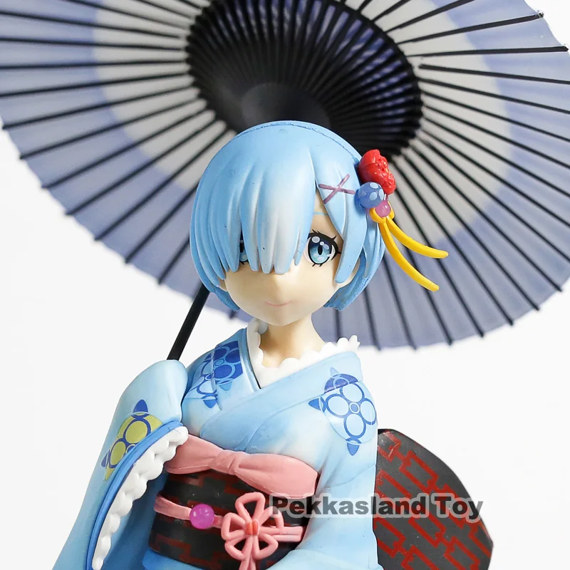 Re: Life In A Different World From Zero Rem Action Figure 1/8 scale Holding An Umbrella Kimono Rem PVC figure Toy Brinquedos
Re: Life In A Different World From Zero Rem Action Figure 1/8 scale Holding An Umbrella Kimono Rem PVC figure Toy Brinquedos