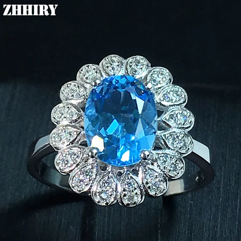 ZHHIRY Blue Topaz Ring Natural Gem Rings Solid 925 Sterling Silver Woman Fine Gemstone Jewelry
ZHHIRY Blue Topaz Ring Natural Gem Rings Solid 925 Sterling Silver Woman Fine Gemstone Jewelry