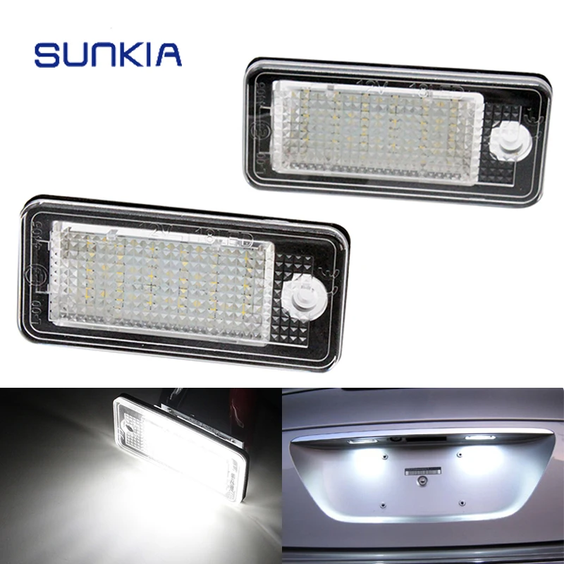 SUNKIA светодиодный номерной знак 18SMD Canbus без ошибок для Audi A3 S3 A4 S4 A5 S5 B6 B7 A6 S6 A8 Q7 RS4
SUNKIA светодиодный номерной знак 18SMD Canbus без ошибок для Audi A3 S3 A4 S4 A5 S5 B6 B7 A6 S6 A8 Q7 RS4