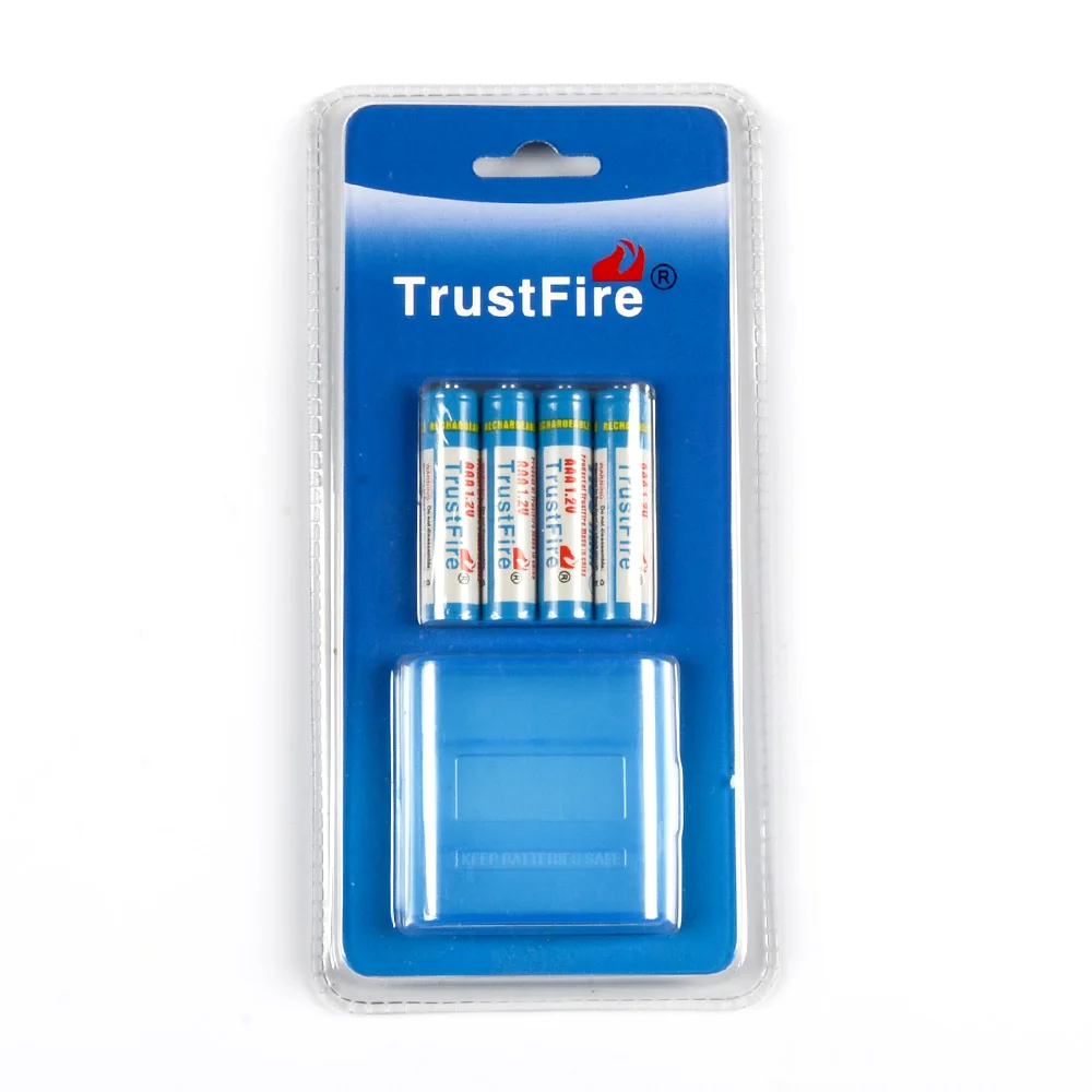 8pcs/lot Trustfire AAA 900mAh 1.2V Rechargeable Ni-MH Battery With Package Box For Toy Flashlight Remote Control,4pcs/card
8pcs/lot Trustfire AAA 900mAh 1.2V Rechargeable Ni-MH Battery With Package Box For Toy Flashlight Remote Control,4pcs/card