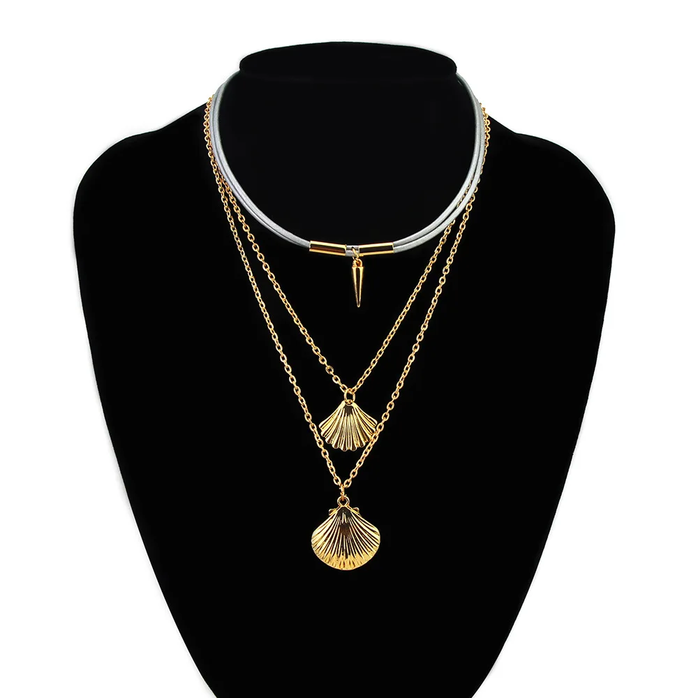 CHICVIE Bohemian Gold Seashell Layered Necklaces&Pendants For Women Jewelry Ocean Shell Necklace Chain Chakra Necklace SNE190084
CHICVIE Bohemian Gold Seashell Layered Necklaces&Pendants For Women Jewelry Ocean Shell Necklace Chain Chakra Necklace SNE190084