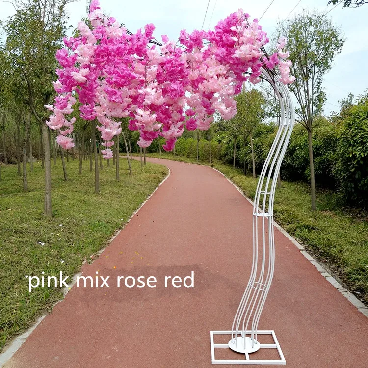 2.6M height white Artificial Cherry Blossom Tree road lead Wedding Runner Aisle Column Shopping Malls Opened Door Decoration
2.6M height white Artificial Cherry Blossom Tree road lead Wedding Runner Aisle Column Shopping Malls Opened Door Decoration