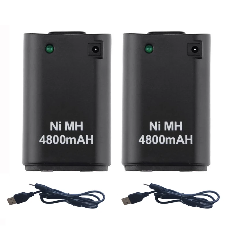 2x 4800mAh Battery Pack for Xbox 360 Controller Wireless Gamepad Battery Xbox 360 Bateria Pack Replacement
2x 4800mAh Battery Pack for Xbox 360 Controller Wireless Gamepad Battery Xbox 360 Bateria Pack Replacement