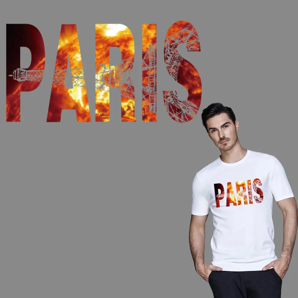 newcool letter iron on patches for clothing France PARIS ironing sticker diy punisher transfert thermocollants t-shirt applique
newcool letter iron on patches for clothing France PARIS ironing sticker diy punisher transfert thermocollants t-shirt applique