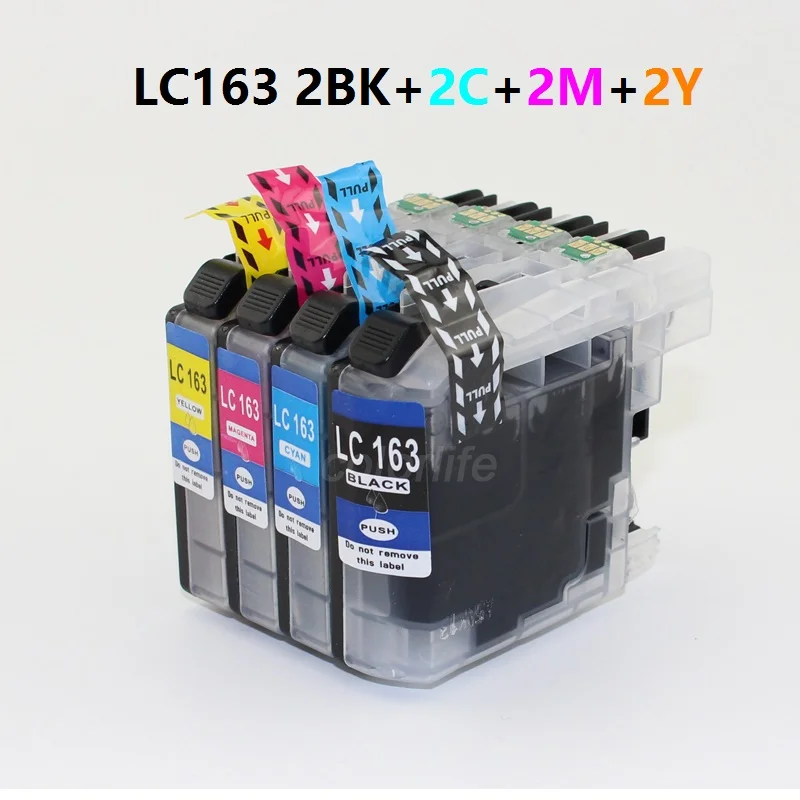 INK WAY On promotion!!!Newly Updated Chipped LC163 LC161 Compatible ink cartridge for DCP-J152W DCP-J470DW DCP-J870DW etc.
INK WAY On promotion!!!Newly Updated Chipped LC163 LC161 Compatible ink cartridge for DCP-J152W DCP-J470DW DCP-J870DW etc.