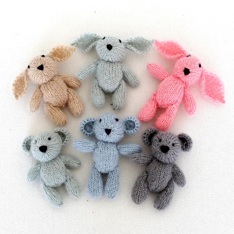 Easter Bunny Toy Knitted Rabbit Stuffed Animal Photography Props Crochet Mini Bunny Doll Photo props Teddy Bear Toy Filler
Easter Bunny Toy Knitted Rabbit Stuffed Animal Photography Props Crochet Mini Bunny Doll Photo props Teddy Bear Toy Filler