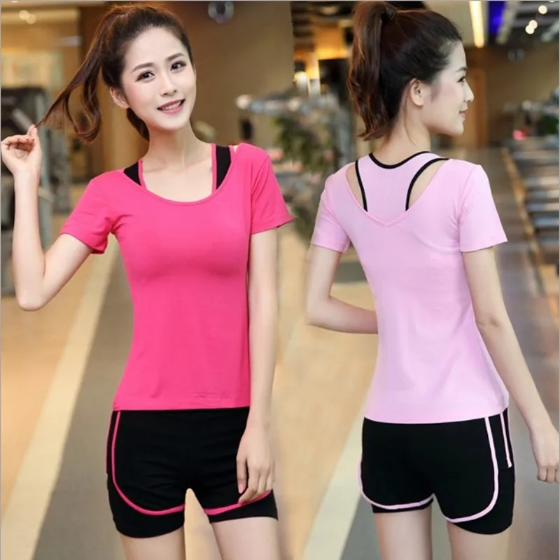 Shorts T - Shirt Bras 3pcs Set Sportswear Gym Women Sport Sets Fitness Yoga Running Dry Quick Suit Jogging Breathable Vest
Shorts T - Shirt Bras 3pcs Set Sportswear Gym Women Sport Sets Fitness Yoga Running Dry Quick Suit Jogging Breathable Vest