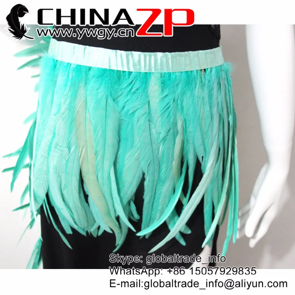 New Arrival! CHINAZP Wholesale Feather Trim Light Blue Beautiful Unique Rooster Tail Feather Fringe for Cosplay
New Arrival! CHINAZP Wholesale Feather Trim Light Blue Beautiful Unique Rooster Tail Feather Fringe for Cosplay