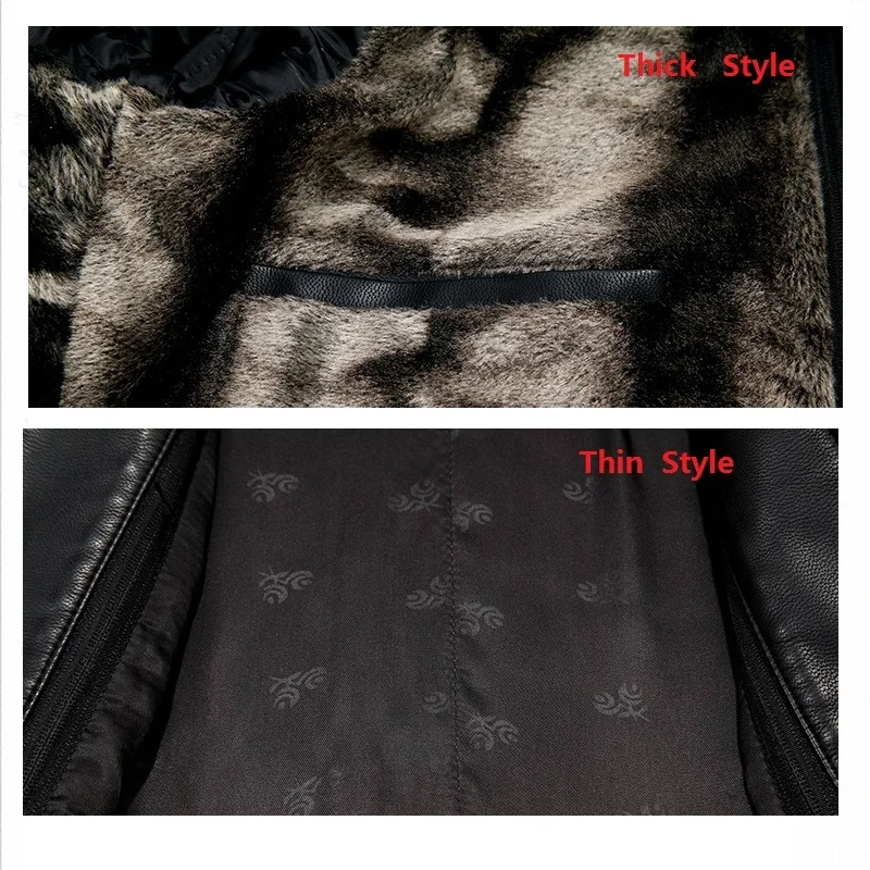 Men's Leather Trench Coat Double-breasted X-long Business Casual Plus Size Leather Jacket M-5XL Men Leather Jacket Winter Coat
Men's Leather Trench Coat Double-breasted X-long Business Casual Plus Size Leather Jacket M-5XL Men Leather Jacket Winter Coat