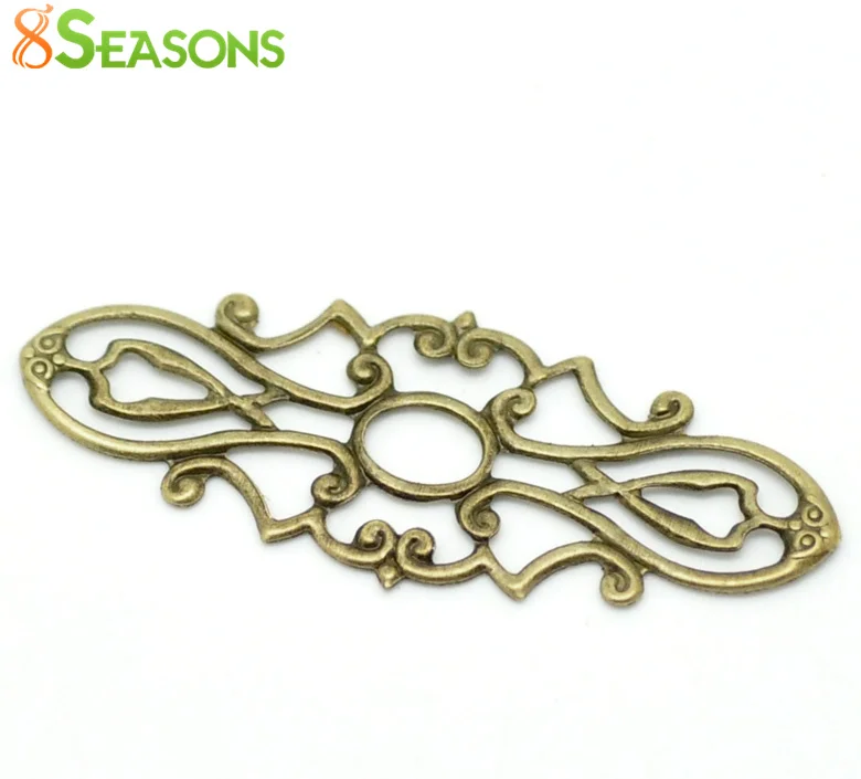8SEASONS 200PCs Antique Bronze Filigree Wraps Connectors Embellishments Findings 3.8x1.5cm (B18677)
8SEASONS 200PCs Antique Bronze Filigree Wraps Connectors Embellishments Findings 3.8x1.5cm (B18677)