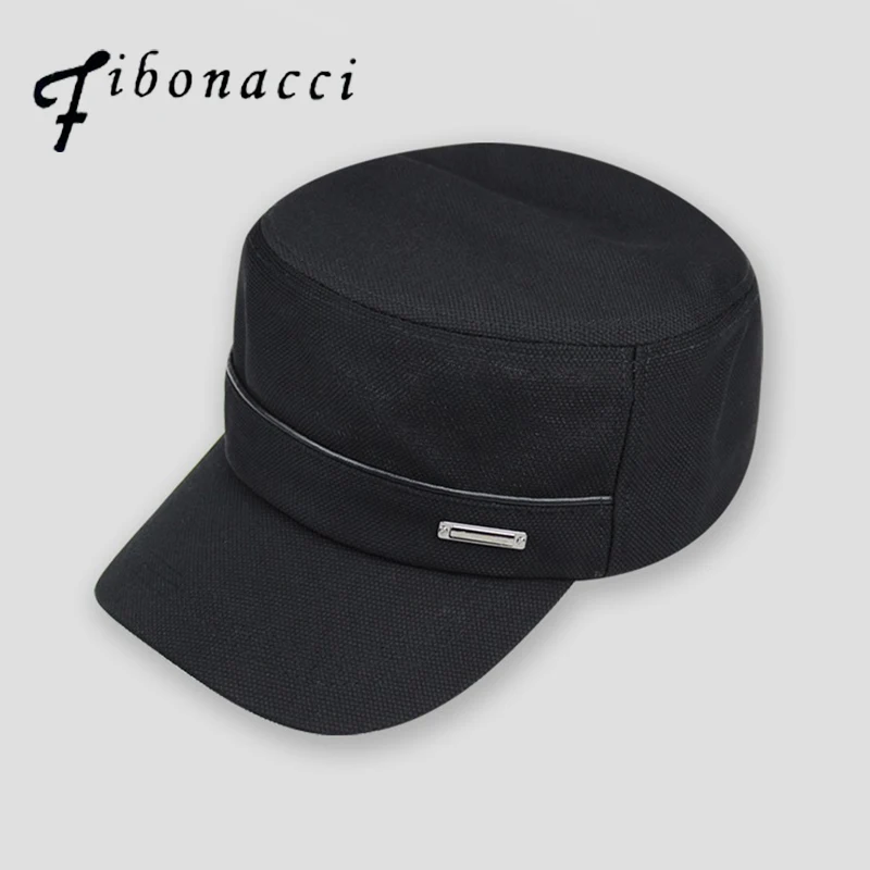 Fibonacci NEW Casual Military Hats For Men Women Flat Top Military Cap Spring Summer Army Cap Solid Sun Hat Adjustable kapelusz
Fibonacci NEW Casual Military Hats For Men Women Flat Top Military Cap Spring Summer Army Cap Solid Sun Hat Adjustable kapelusz