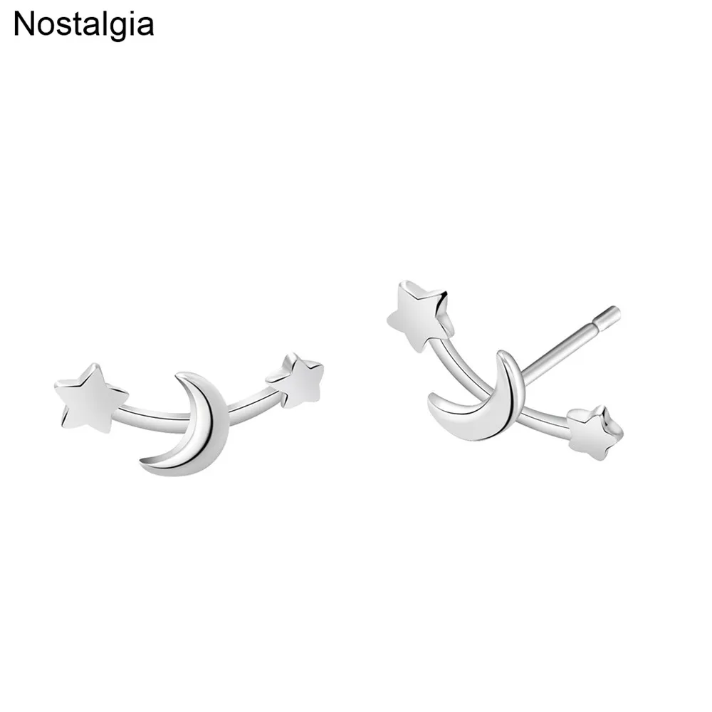 Nostalgia Moon And Star Delicate Earrings Fashion Earing For Women 2018 Stud New Arrivals
Nostalgia Moon And Star Delicate Earrings Fashion Earing For Women 2018 Stud New Arrivals