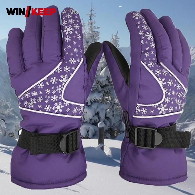 New Female Waterproof Mountain Skiing Gloves Motorcycle Cycling Winter Gloves Women Snow Printed Professional Luvas De Inverno
New Female Waterproof Mountain Skiing Gloves Motorcycle Cycling Winter Gloves Women Snow Printed Professional Luvas De Inverno