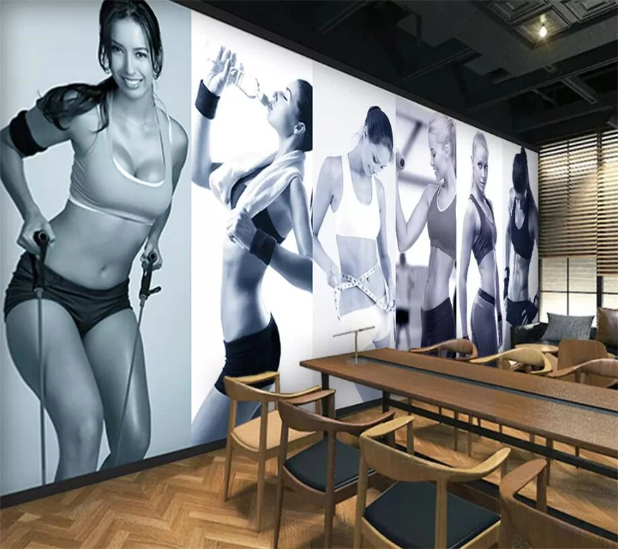 beibehang Wallpaper mural custom living room bedroom 3D stereo fitness beauty mural TV sofa background wall painting Wallpaper
beibehang Wallpaper mural custom living room bedroom 3D stereo fitness beauty mural TV sofa background wall painting Wallpaper