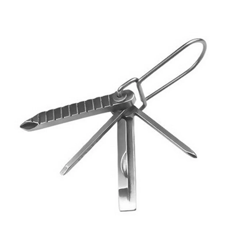 Outdoor Survival Utility EDC Gadget Screwdriver Bottle Opener Keychain Wild Camping Hiking Stainless Steel 4 in 1 Multi Tools
Outdoor Survival Utility EDC Gadget Screwdriver Bottle Opener Keychain Wild Camping Hiking Stainless Steel 4 in 1 Multi Tools