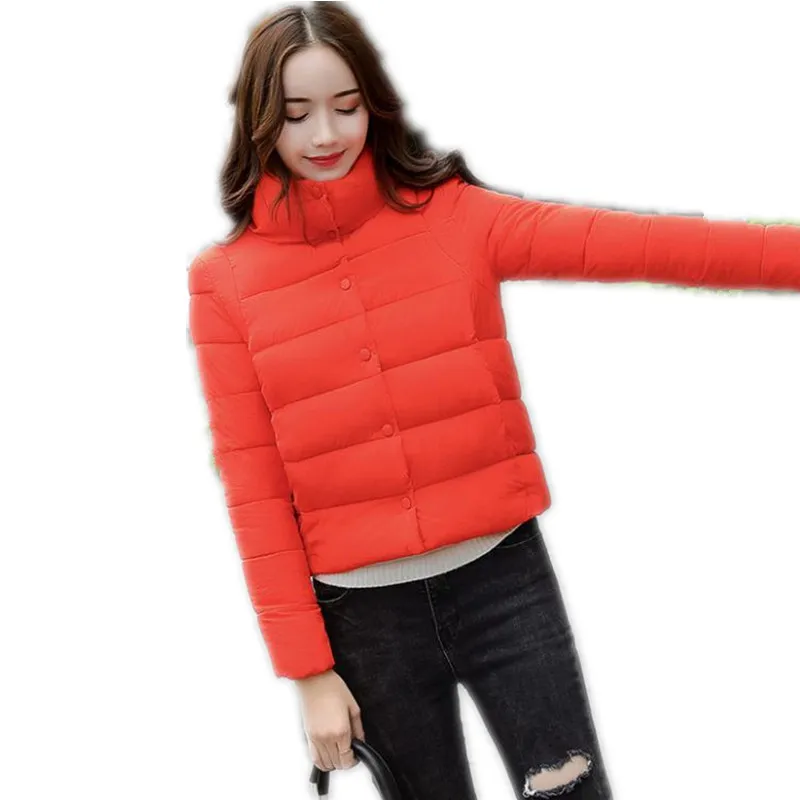 2018Autumn Winter Women Short Parkas Female Stand-Collar Button Down Cotton Jacket Long Sleeve Slim Winter Women Coats MujerQ640
2018Autumn Winter Women Short Parkas Female Stand-Collar Button Down Cotton Jacket Long Sleeve Slim Winter Women Coats MujerQ640