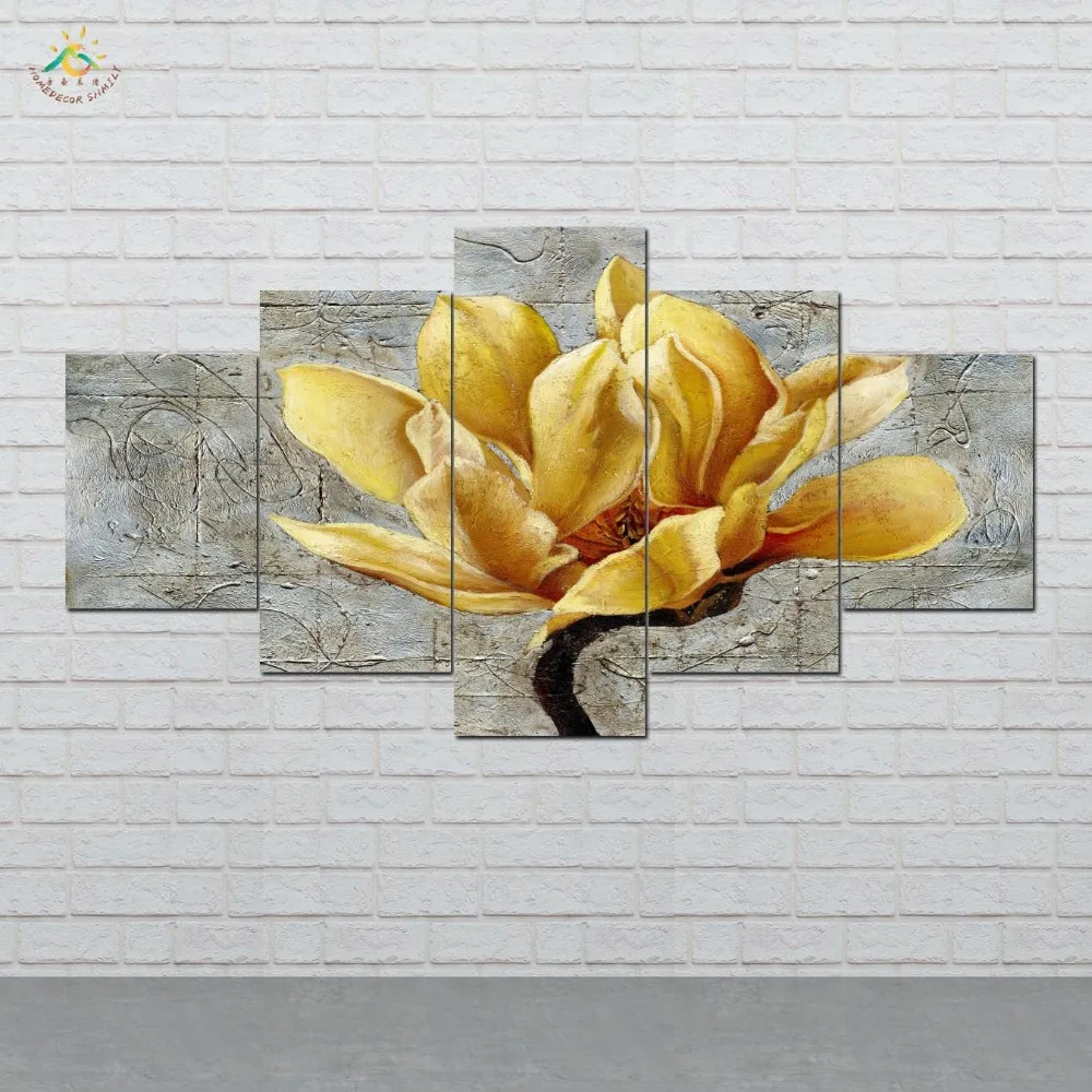 Golden Flower Wall Art HD Prints Canvas Art Painting Modular Picture And Poster Canvas Painting Decoration Home 5 PIECES
Golden Flower Wall Art HD Prints Canvas Art Painting Modular Picture And Poster Canvas Painting Decoration Home 5 PIECES