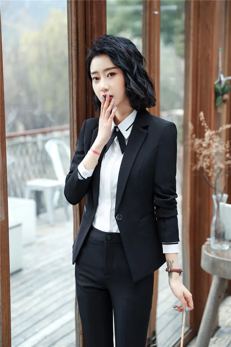 2018 New Styles Fashion Wine Formal Pantsuits With Jackets And Pants For Women Uniforms Styles Blazers Pant Suits Trousers Sets
2018 New Styles Fashion Wine Formal Pantsuits With Jackets And Pants For Women Uniforms Styles Blazers Pant Suits Trousers Sets