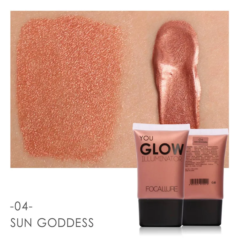 Focallure face makeup liquid highlighter cream 4 colors shimmer bronzer highlighter contouring makeup blush gel FA33
Focallure face makeup liquid highlighter cream 4 colors shimmer bronzer highlighter contouring makeup blush gel FA33
