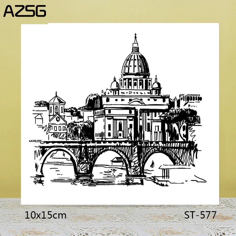 AZSG Famous Buildings Grand Castle Clear Stamps/Seals For DIY Scrapbooking/Card Making/Album Decorative Silicone Stamp Crafts
AZSG Famous Buildings Grand Castle Clear Stamps/Seals For DIY Scrapbooking/Card Making/Album Decorative Silicone Stamp Crafts