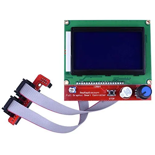 12864 LCD Smart Parts RAMPS 1.4 Controller Control Panel With 12864 LCD Display Monitor Motherboard Blue Screen for 3D Printer
12864 LCD Smart Parts RAMPS 1.4 Controller Control Panel With 12864 LCD Display Monitor Motherboard Blue Screen for 3D Printer