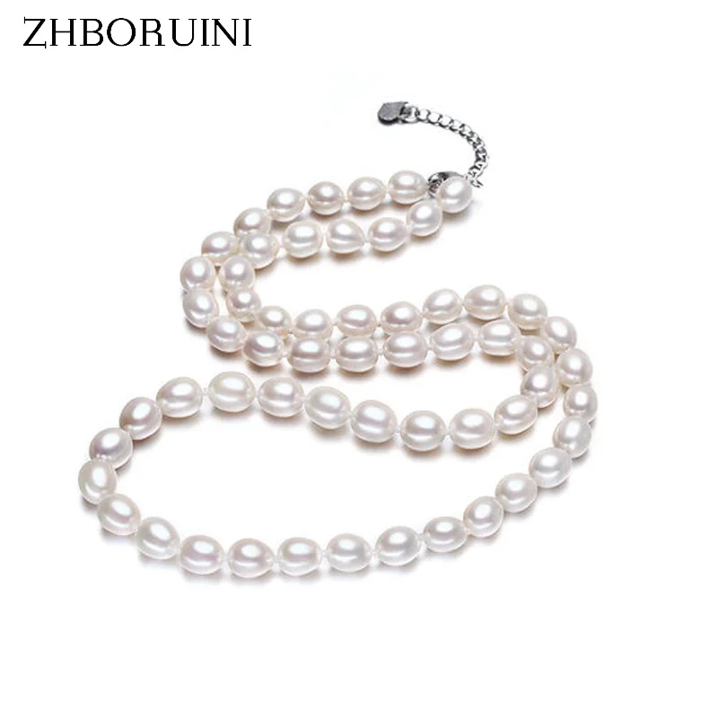 ZHBORUINI Fashion Necklace Pearl Jewelry Natural Freshwater Pearl White Choker Necklace 925 Sterling Silver Necklace For Women
ZHBORUINI Fashion Necklace Pearl Jewelry Natural Freshwater Pearl White Choker Necklace 925 Sterling Silver Necklace For Women