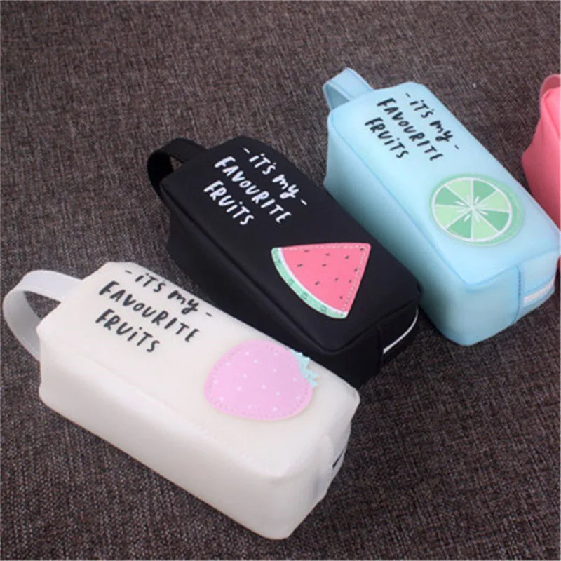 1Pcs Novelty Pencil Case Kawaii Cartoon Fruit Silicone Stationery Holder Desk Organizer School Supplies Pencil Box
1Pcs Novelty Pencil Case Kawaii Cartoon Fruit Silicone Stationery Holder Desk Organizer School Supplies Pencil Box