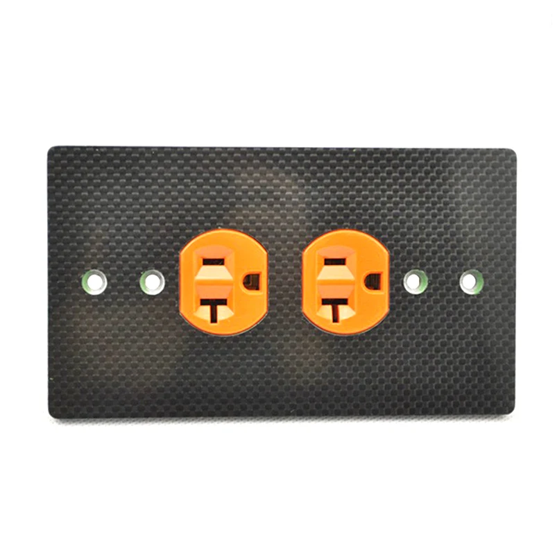 one pcs 150*86 Carbon Fiber Power outlets cover wall plate Duplex Receptacle socket
one pcs 150*86 Carbon Fiber Power outlets cover wall plate Duplex Receptacle socket