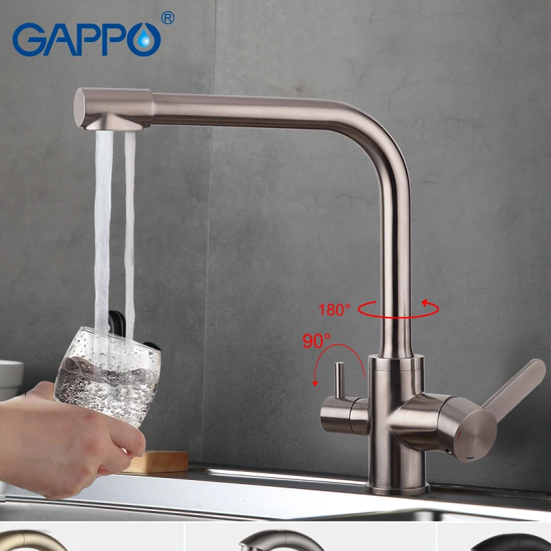 GAPPO смеситель для кухни Смеситель для фильтра для воды из нержавеющей стали 304 Смеситель для кухни смесители для питьевой воды для улучшения...
GAPPO смеситель для кухни Смеситель для фильтра для воды из нержавеющей стали 304 Смеситель для кухни смесители для питьевой воды для улучшения...