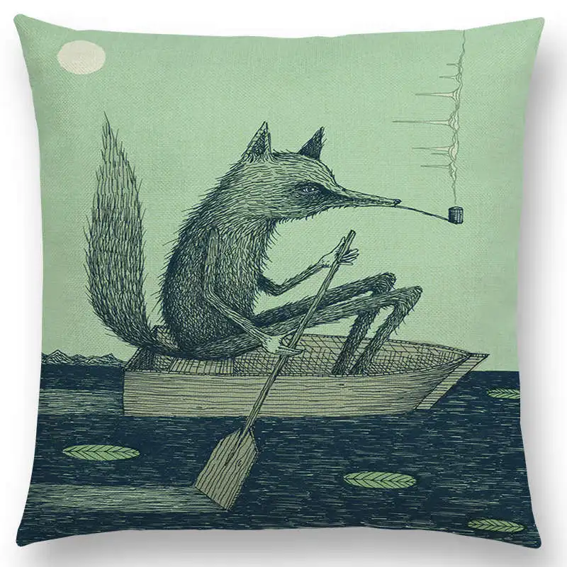 Горячая Распродажа Чехол на подушку чехол для подушки с изображением сказок леса
