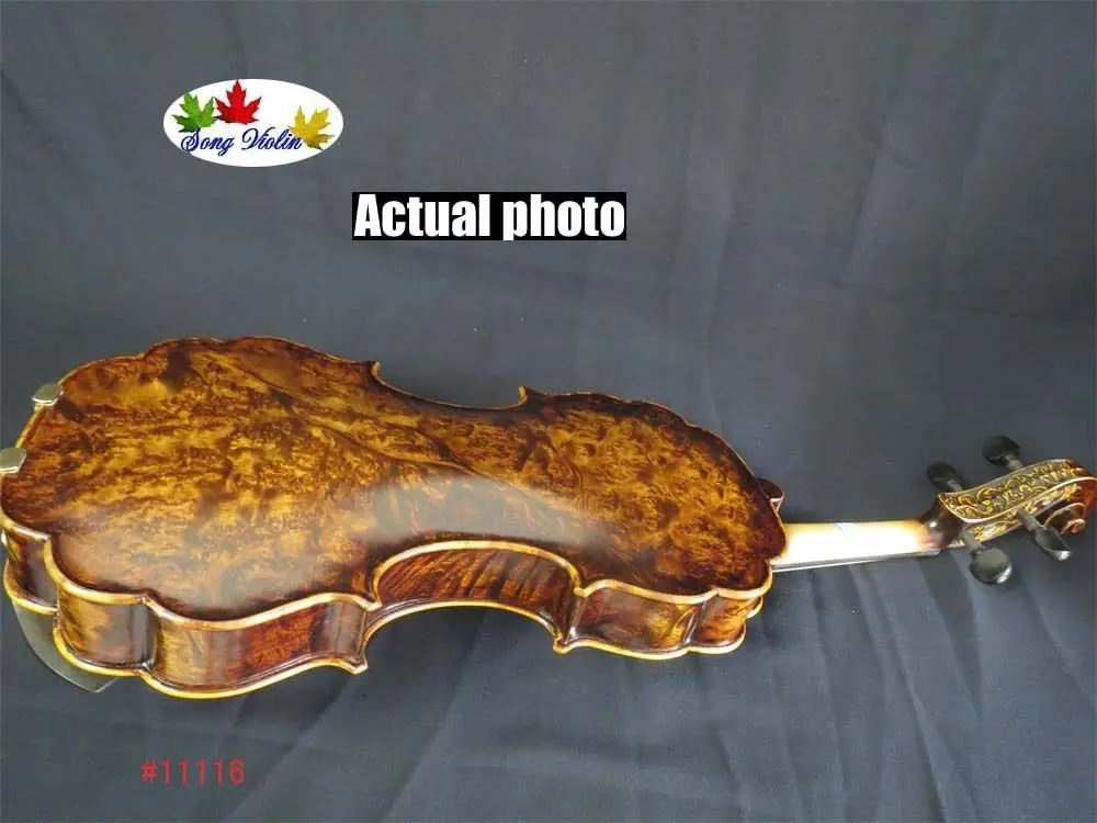 Baroque style bird's eyes SONG Brand Maestro 15 1/2"viola rich big sound #11116
Baroque style bird's eyes SONG Brand Maestro 15 1/2"viola rich big sound #11116