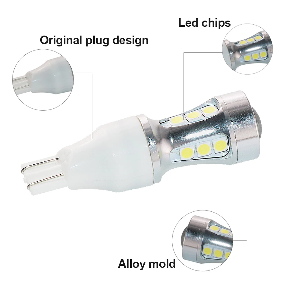 Carsty T10 T15 W16W Led Canbus 3030 15 SMD бесполярности OBC Error Free для Универсальный Автомобильный