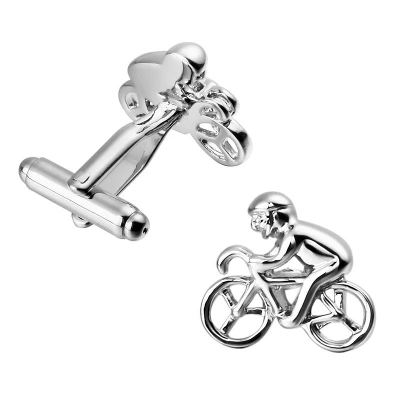 KC Fashion Silver-color Bicycle Cufflinks for Mens Shirts Accessories High quality Copper Bike Cuff links 3 pair pack sale
KC Fashion Silver-color Bicycle Cufflinks for Mens Shirts Accessories High quality Copper Bike Cuff links 3 pair pack sale