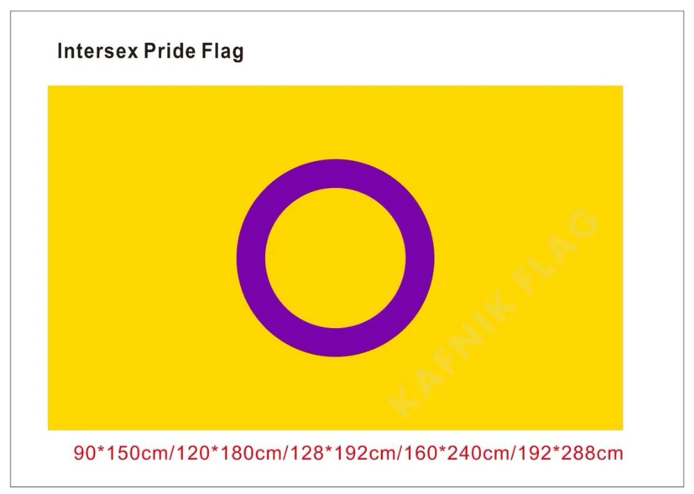 KAFNIK,90*150cm/128*192cm/192*288cm (2*3ft/3*5ft) Intersex Pride Flag for Event/party/home Decorative Flags
KAFNIK,90*150cm/128*192cm/192*288cm (2*3ft/3*5ft) Intersex Pride Flag for Event/party/home Decorative Flags