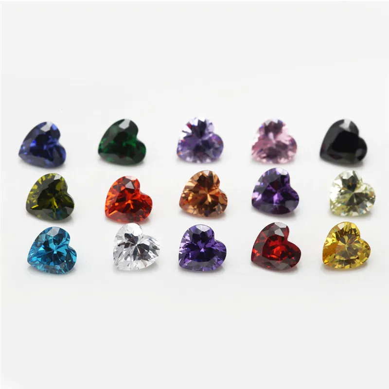 CZ 1pc Per 15 Colors Size 4x4~10x10mm Loose Heart Shape Synthetic Cubic Zirconia Stone
CZ 1pc Per 15 Colors Size 4x4~10x10mm Loose Heart Shape Synthetic Cubic Zirconia Stone