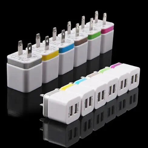 100pcs/lot US Metal Dual USB plug 2.1A AC Power Adapter Wall Travel Charger Plug 2 port for iPhone for Samsung for LG Free DHL
100pcs/lot US Metal Dual USB plug 2.1A AC Power Adapter Wall Travel Charger Plug 2 port for iPhone for Samsung for LG Free DHL