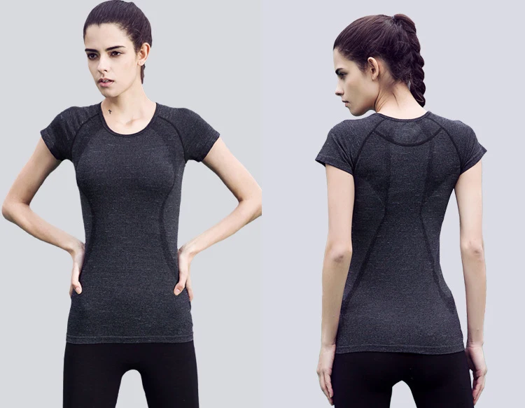 Sport Shirt Women Fitness Yoga Tee Shirt Ropa Deportiva Mujer Gym Running Shirt Women Sportswear Yoga Top Women Training Shirt
Sport Shirt Women Fitness Yoga Tee Shirt Ropa Deportiva Mujer Gym Running Shirt Women Sportswear Yoga Top Women Training Shirt