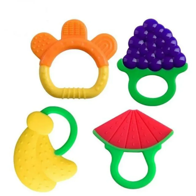 1PC Baby Teether Food Grade Silicone Beads Fruit Peach Orange Apple Grape Shape Baby Teething Toys Infant Chew Tooth Toy
1PC Baby Teether Food Grade Silicone Beads Fruit Peach Orange Apple Grape Shape Baby Teething Toys Infant Chew Tooth Toy