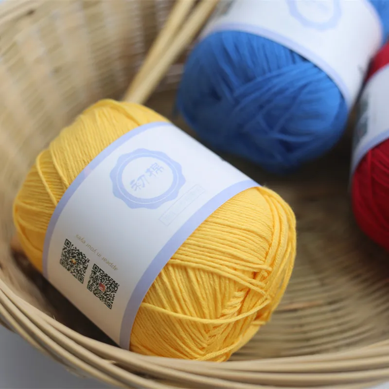 Free Shipping 50g/ball 100% Cotton Baby Yarn For Knitting Baby Sweaters Shoes Hats Yarn B
Free Shipping 50g/ball 100% Cotton Baby Yarn For Knitting Baby Sweaters Shoes Hats Yarn B