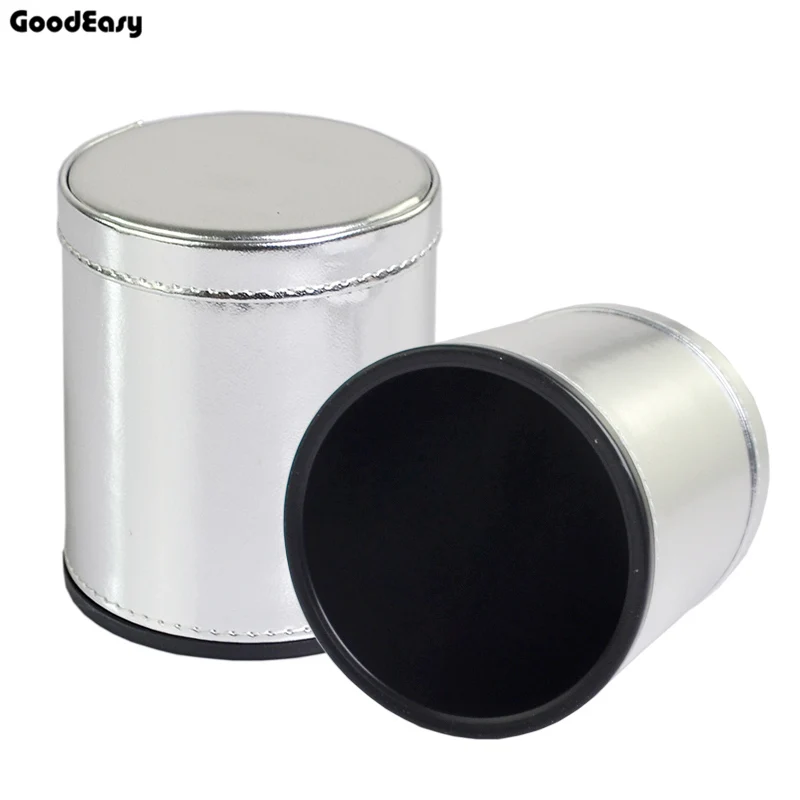Dice Cup Set with 6pcs Acrylic Polyhedral Plastic Dices Silver Leather Gambling Poker Drinking Poker Board Game Dice Box
Dice Cup Set with 6pcs Acrylic Polyhedral Plastic Dices Silver Leather Gambling Poker Drinking Poker Board Game Dice Box