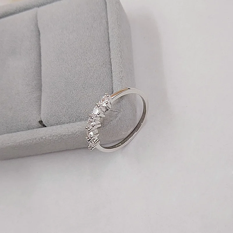 Женское Обручальное кольцо с фианитом серебро 925 пробы|Кольца| |