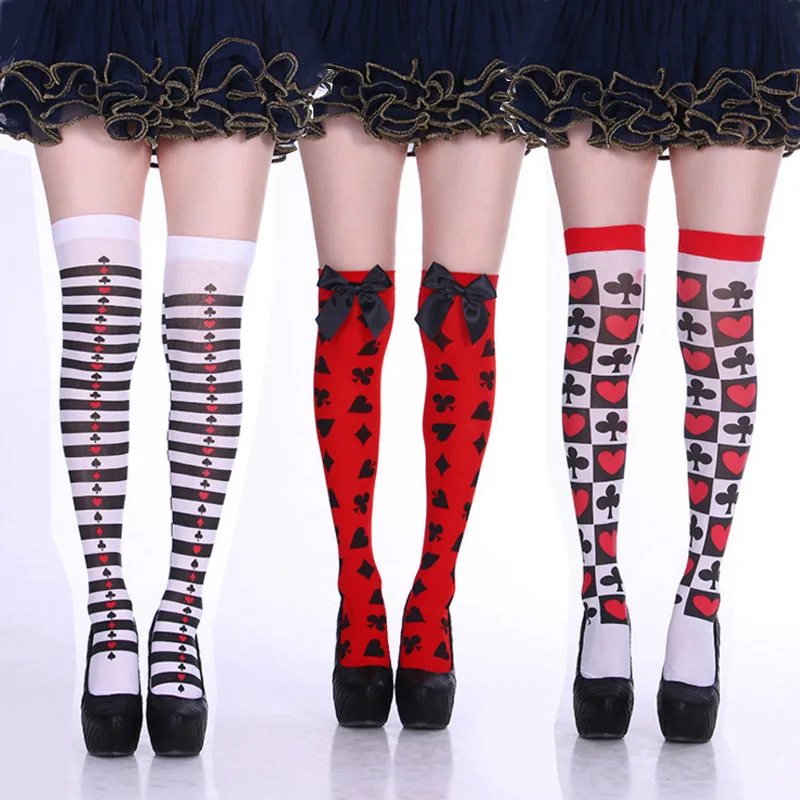 Women's Poker Plum Flower Thigh High Stockings Over The Knee Slim Socks Party Cosplay Costume
Women's Poker Plum Flower Thigh High Stockings Over The Knee Slim Socks Party Cosplay Costume
