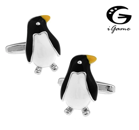 Оригинальные запонки iGame в виде животных для мужчин, модные запонки из медного материала в виде пингвина, бесплатная доставка
Оригинальные запонки iGame в виде животных для мужчин, модные запонки из медного материала в виде пингвина, бесплатная доставка