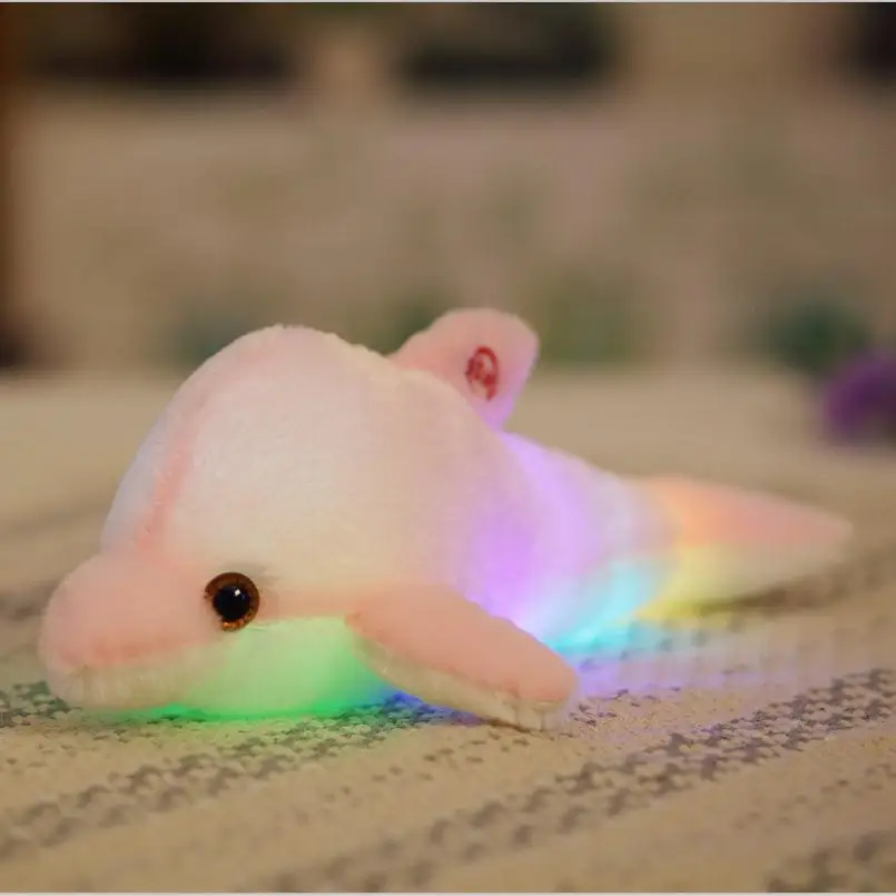 32cm Colorful Led Light Pillow Cushion Cute Dolphin Stuffed Plush Doll Toy Girl Birthday Gift
32cm Colorful Led Light Pillow Cushion Cute Dolphin Stuffed Plush Doll Toy Girl Birthday Gift
