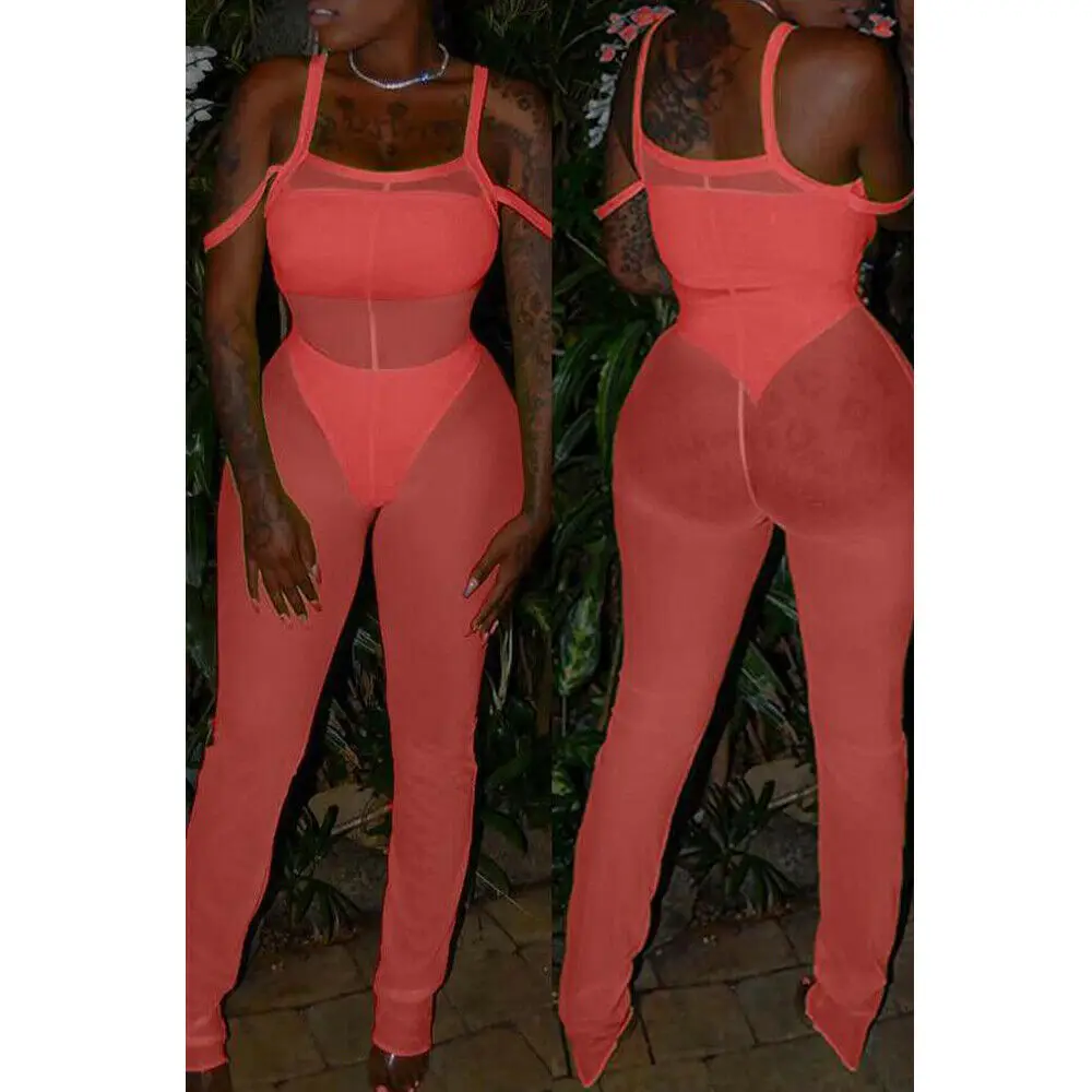 2019 Summer Women Sleeveless Lace Mesh See-through Jumpsuit One-piece Club Bodycon Party Long Jumpsuits
2019 Summer Women Sleeveless Lace Mesh See-through Jumpsuit One-piece Club Bodycon Party Long Jumpsuits