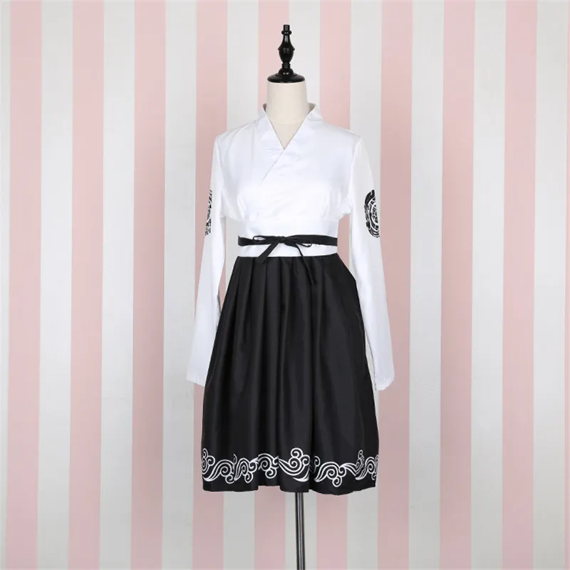 Japanese Bushido Women Dress 2 Pieces Coat and Dress Long Large Sleeve Cuff Japanese Girl Robe Crane Print White and Black Suits
Japanese Bushido Women Dress 2 Pieces Coat and Dress Long Large Sleeve Cuff Japanese Girl Robe Crane Print White and Black Suits