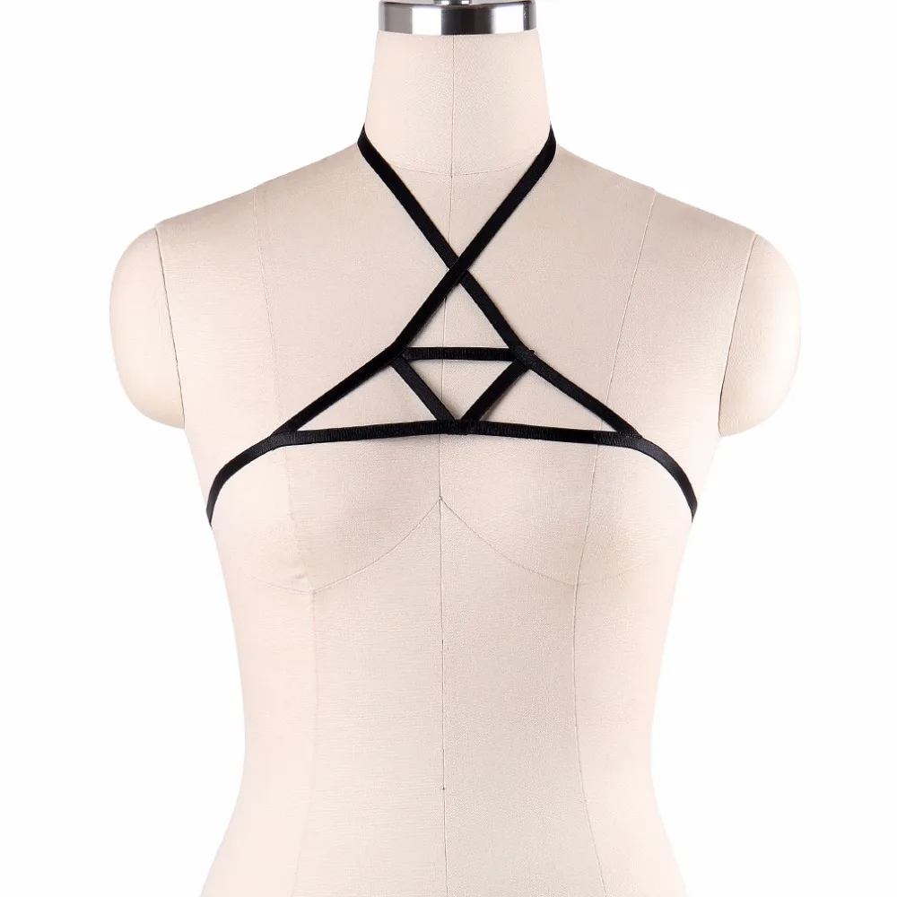 Sexy Wear Black Body Harness Belt Adjustable Criss Cross Bondage Harness Lingerie Women Fetish Wear Cage Bralette DO0566
Sexy Wear Black Body Harness Belt Adjustable Criss Cross Bondage Harness Lingerie Women Fetish Wear Cage Bralette DO0566